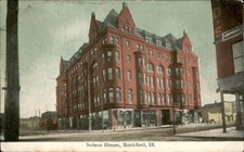 Rockford Illinois IL Nelson House c1900s-10s Vintage Postcard picture