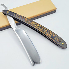 Vintage WOSTENHOLM & SON'S IXL Straight Razor 13/16 Pressed Scale RESTORED HONED picture