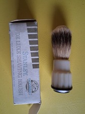 Vintage Stanhome Badger & Bristle Deluxe Shaving Brush & Box StanHome picture