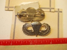WINGS  JUMP*Sterling. *vintage U.S* WW 2 Wosk ** $ 64.+ $9.50 Postage picture
