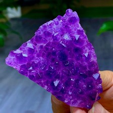 173g Natural Amethyst geode Agate quartz cluster crystal specimen Healing picture