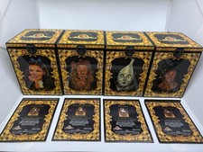 Set of 4 Vtg Wizard Of Oz 50th Anniversary Musical Jack In The Boxes READ picture