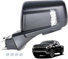 Left Side Mirror Compatible with 2019-2025 Chevy Silverado 1500 RST – Heated Pow picture