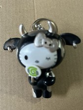 RARE vintage golden black special tokidoki COW black hello kitty keychain picture