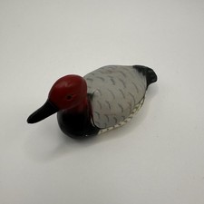 Enesco Red Head Duck Drake Small Hand Painted Figurine 3