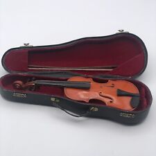 Miniature Violin With Bow And Case Decorative Display Piece picture
