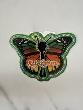 Self Esteem Butterfly Girl | Vintage ODM Prism Y2K Vending Machine Sticker picture