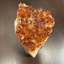 248G Citrine Crystal Cluster/Mineral Specimen/Unique Deep Red/Orange Coloration. picture
