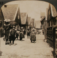 Keystone Stereoview Street in a Dutch Village, Holland 1910’s Education Set #402 picture