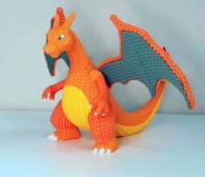 Charizard Crochet Style Pokémon Figure 3D Printed Collectible Statue picture