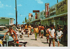 Hollywood Fl Street View 5&10 Beauty Hut Bikini Pepsi 70s Bamboo Lounge  -A73 picture