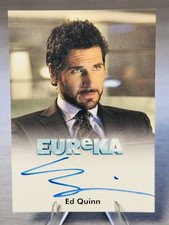 🍿🎬ED QUINN 2011 Rittenhouse EUREKA TV SHOW - NATHAN STARK - ON-CARD AUTO🎬🍿 picture