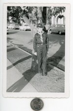 Old 1950s photo / Billy Caught by CIA - Some BOY SCOUTS Don't Deserve Blindfolds picture