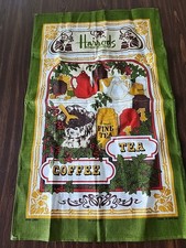 Vintage Harrods Kitchen Towel by Ulster Irish Linen Coffee and Tea Ireland picture