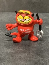 Vintage Garfield “Red Hot Lover” PVC 2.25 inch Figurine Cat Valentine's Devil picture