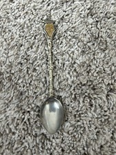 VTG Italian Souvenir Demitasse Spoon Venice Winged Lion of St Mark Stamped Italy picture
