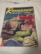 Romance Without Tears : 50's Love Comics with a Twist Paperback, Ex Library  picture