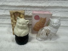 VINTAGE AVON KITTEN LITTLE And KITTENS HIDEAWAY WITH ORIGINAL BOX picture