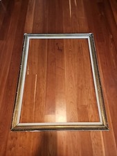 Large Antique Painting Frame Gold Fluted AMERICAN 36 X 48 Opening picture