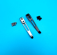 Deep Carry Pocket Clip Replacement for Folding Knife Stainless Steel w/ Screws picture