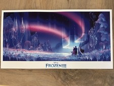 Disney D23 Exclusive Frozen 3 Lithograph Poster picture