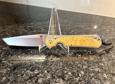 Chris Reeve Large Sebenza 31 Box Elder Inlay Tanto Magnacut NIB picture