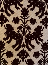Vintage 1920’s Malden Mills Art Deco Devore Voided Velvet Upholstery Fabric picture