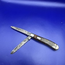 Vintage 1973  - Schrade NY USA 293 Trapper Pocket Knife picture