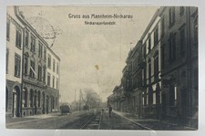 Germany Gruss Aus Mannheim-Neckarauerlandsir Vintage Postcard Posted picture