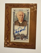 2025 Topps Allen & Ginter Mini Framed Auto MA-DA Larry David - Comedian/Actor picture