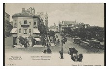 Warsaw Krakowskie-Przedmieście Castle Square Standard Postcard picture