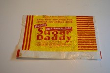 Vintage 60s Welch’s Sugar Daddy Junior Candy Bar Wrapper Animal Card free inside picture