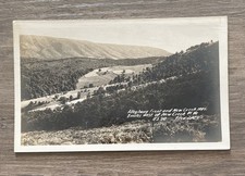View of Alleghany Front New Creek Mountains West Virginia RPPC Photo Postcard picture