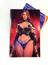 M House Peyton SIGNED Melinda Blue Woman of War Jedi StarWars Homage Risque NM picture