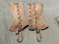 ORIGINAL WWI US ARMY M1907 COMBAT FIELD LEGGINGS- SIZE 2 picture