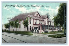 c1910 Barnard's Sanitarium, Martinsville Indiana IN Unposted Antique Postcard picture