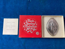 1974 Towle Sterling Silver Christmas Ornament “Four Calling Birds” w/Box 25 gr. picture