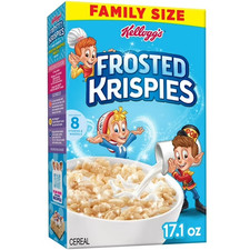 Kellogg's Frosted Krispies Frosted Flavor Breakfast Cereal, Kids Snacks picture