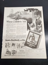 Vintage Sears Mail Order Catalog Advertisement 11 x 14 Inches picture