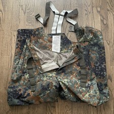 Vintage German Army Bundeswehr Gore-Tex Waterproof Bib Overalls 52/54 Size XL picture