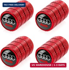 4pcs Tire Valve Stem Caps, Compatible with Audi S3 A3 RS3 RS7 A4 A5 A6 A7 A8 Q3 picture