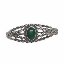 Vtg Maisels Navajo Turquoise Crossed Arrows Sterling Silver Cuff Fred Harvey Era picture