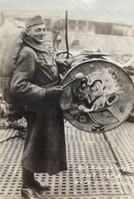 WW1 173rd Aero Squadron Drum Beating The Kaiser 1919 RPPC Postcard picture