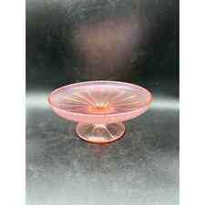 Antique Fenton Velva Rose Stretch Glass Salver #643 Florentine Line picture