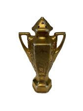 Vintage Gold Salt Pepper Shaker Stouffer Gilded Ceramic picture