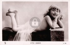 c1910s Pretty Child Girl Little Sunbeam Studio Tuck RPPC Photo Postcard COPY picture