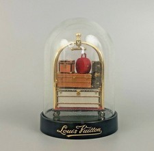 Louis Vuitton The Trunk and Bag Trolley Snow Globe Dome 2010 Limited VIP Gift picture