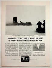 Bendix USS Skate Submarine Arctic TV Eye Vintage 1959-60s Magazine Ad picture