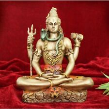  Lord Shiva Statue Figurine Blessing Idol Sculpture Murti Hindu Pooja   picture