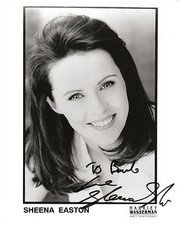 SHEENA EASTON , AUTOGRAPHED 8